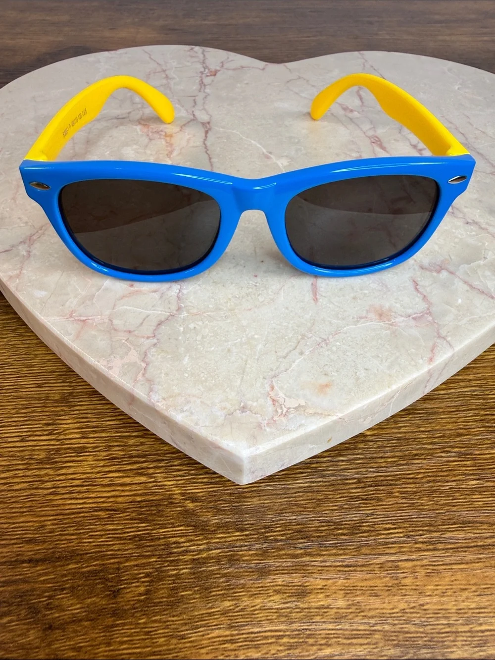 Kids Blue and Yellow Sunglasses